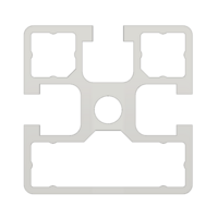 10-4545S1-0-1000MM MODULAR SOLUTIONS EXTRUDED PROFILE 45MM X 45MM 1G SMOOTH SIDE, CUT TO THE LENGTH OF 1000 MM